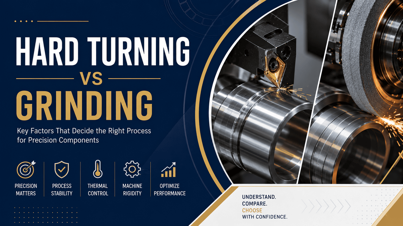 What Are the Real Limits of Hard Turning Compared to Grinding in Precision Machining?